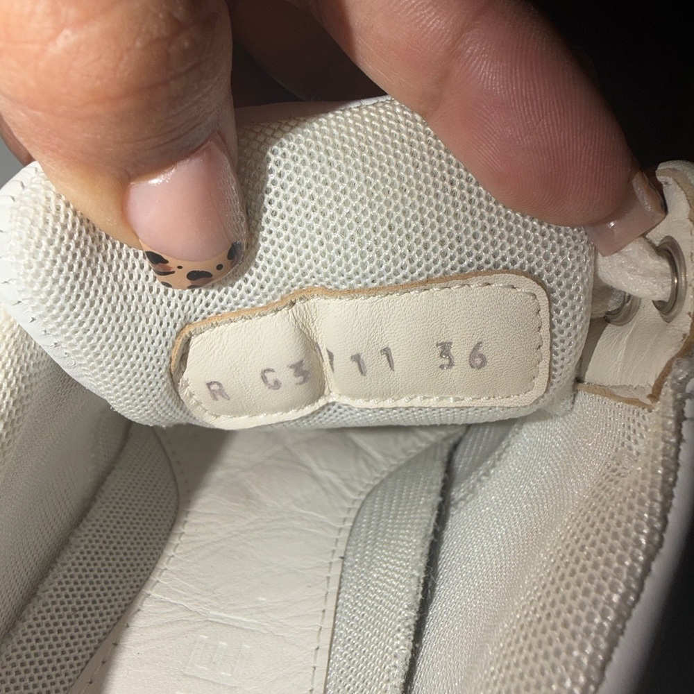 CHANEL White and Black Sneakers - Picture 5 of 8